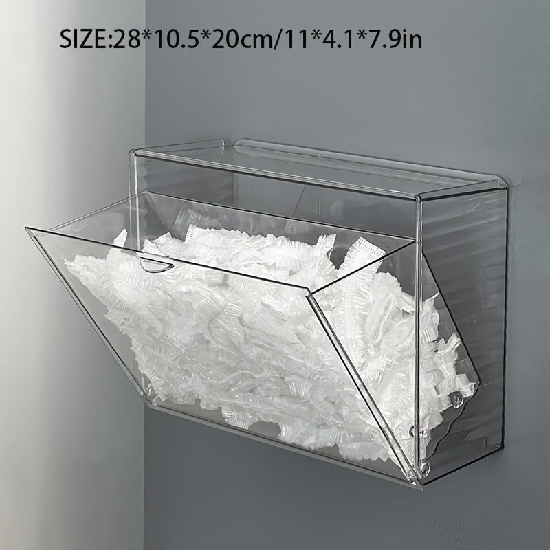 Boîte Murale Transparente de Rangement pour Chaussures – Installation Sans Perçage