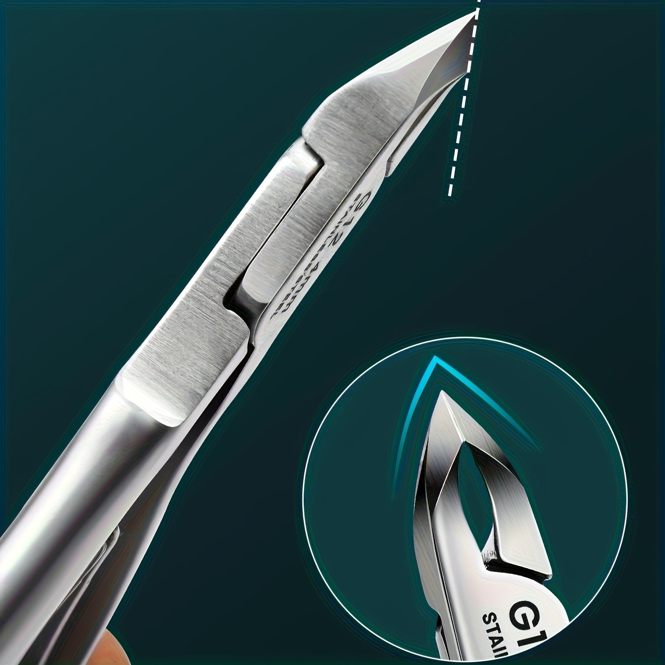 Set Coupe-Cuticules Professionnel – Lames Aiguisées en Acier Inoxydable