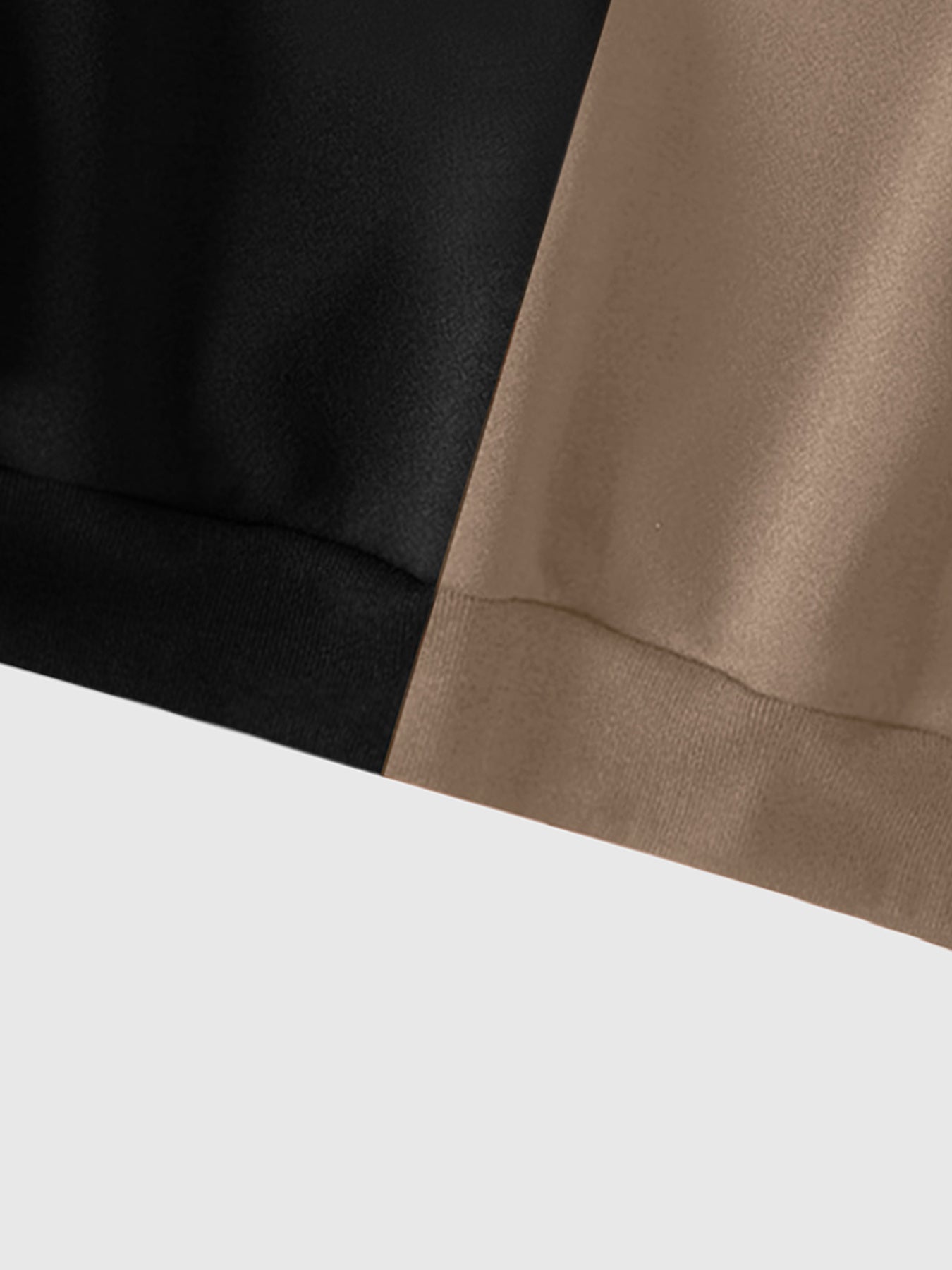 Sweat à Capuche Bicolore pour Homme – Style Sportswear Décontracté
