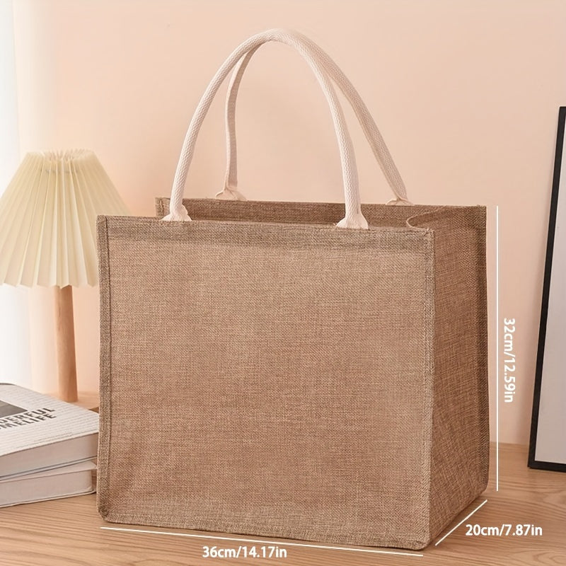 SunnyHemp – Ensemble de Sacs en Chanvre Jaune, Fait Main avec Poignées Doubles by LSDLBoutique.ch