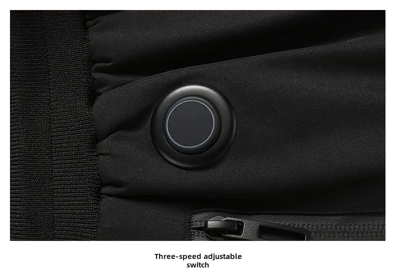 Pantalon de Sport Chauffant – 12 Zones, Cordon et Poches Zippées (Sans Batterie)
