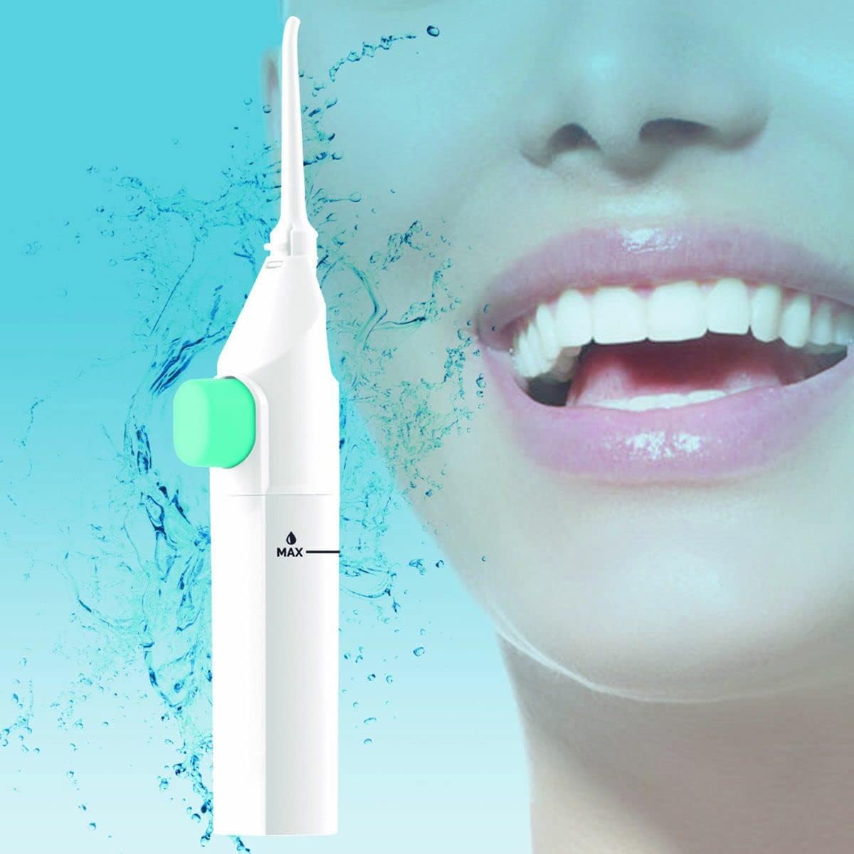 InnovaGoods® Irrigateur dentaire Wothident, nettoie vos dents en profondeur et efficacement, avec 6 modes de pression et 3 embouts interchangeables, idéal pour la maison.