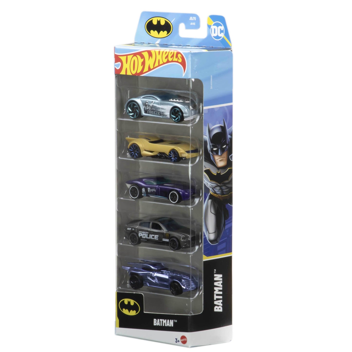 Hot Wheels Lot De 5 Voitures, Courses Extrêmes, Véhicules Jouets À L'Échelle 1:64 avec Détails Et Décors Réalistes, Voitures De Collection, Jouet pour Enfant de 3 Ans et Plus, 1806