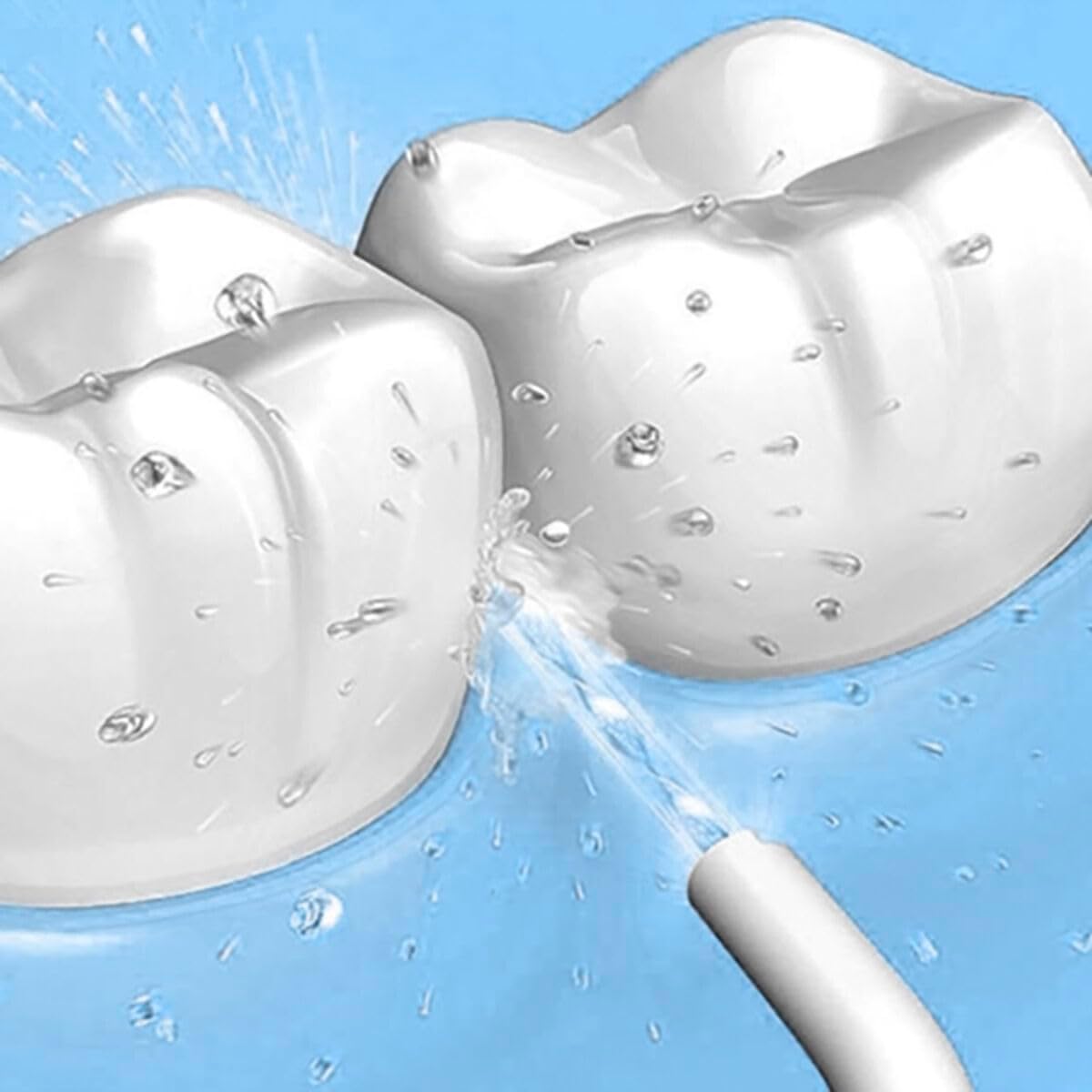 InnovaGoods® Irrigateur dentaire Wothident, nettoie vos dents en profondeur et efficacement, avec 6 modes de pression et 3 embouts interchangeables, idéal pour la maison.