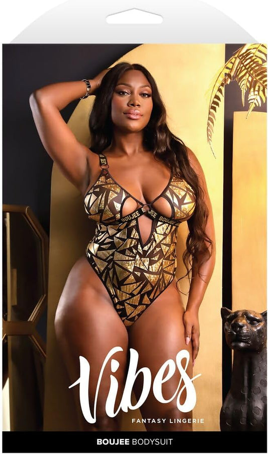 Body Fantasy Lingerie doré Queen Size - Marque : Fantasy Lingerie - EAN : 0657447315848