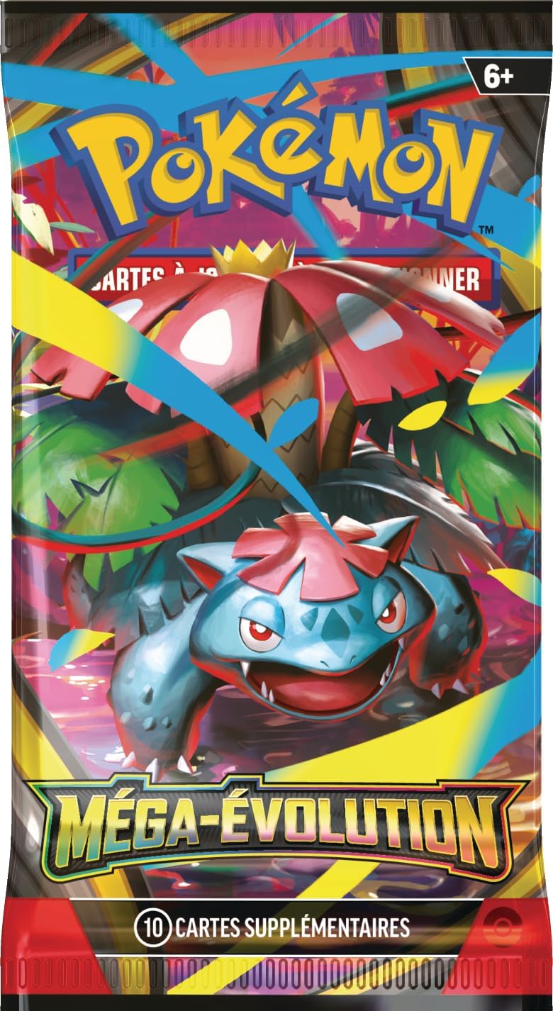 Pokémon : présentoir de boosters Méga-Évolution du JCC Pokémon (18 boosters)