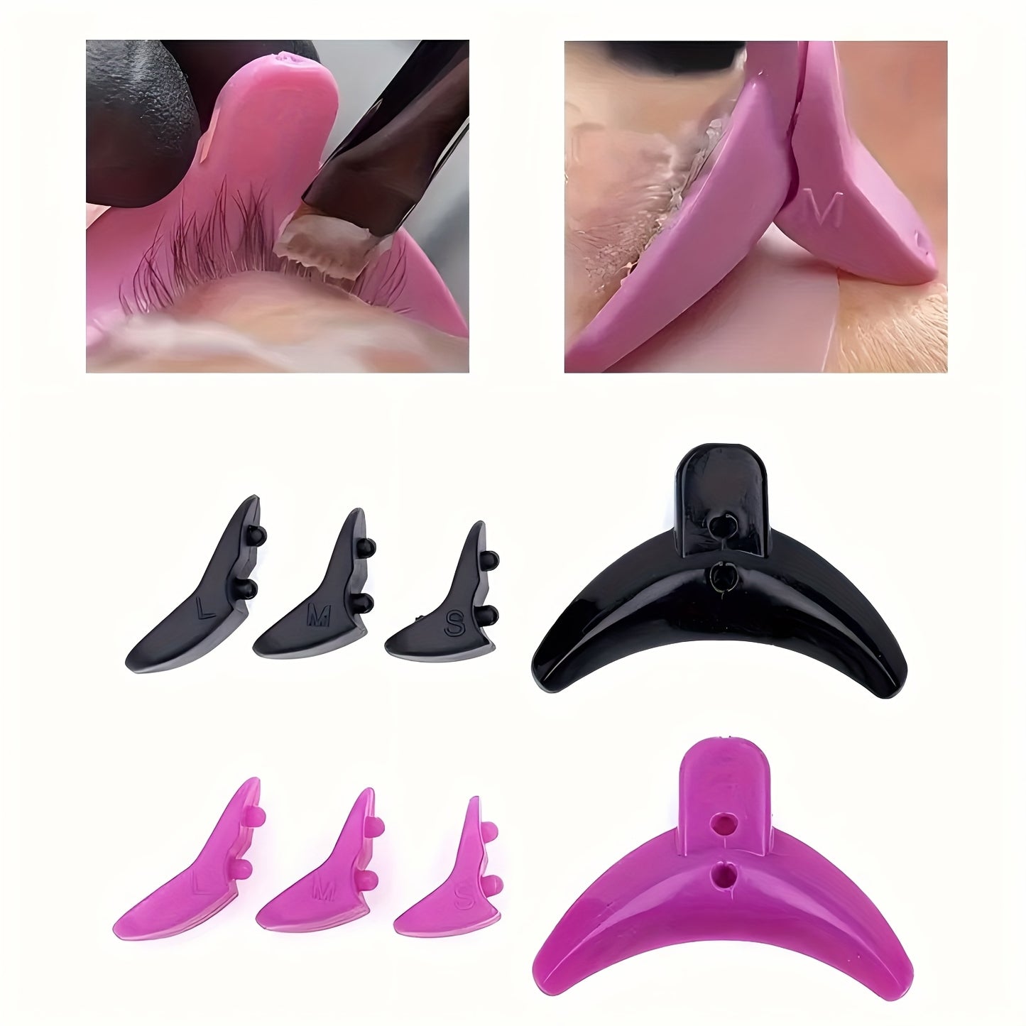 Paires de Pads Silicone Lash Lift Réutilisables – 3 Tailles Anti-Chute