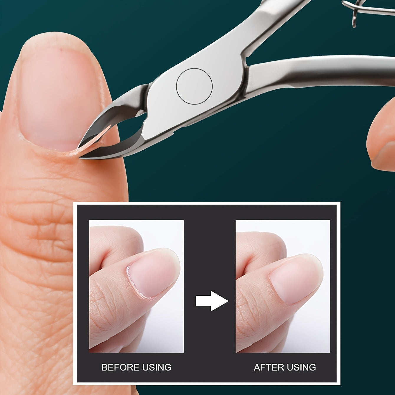 Set Coupe-Cuticules Professionnel – Lames Aiguisées en Acier Inoxydable