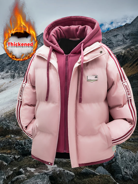 Manteau D’Hiver Capuche Pour Homme Fermeture Éclair Ultra Chaud Et Confortable Polyvalent by LSDLBoutique.ch