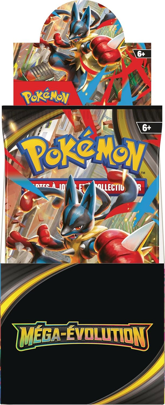 Pokémon : présentoir de boosters Méga-Évolution du JCC Pokémon (18 boosters)
