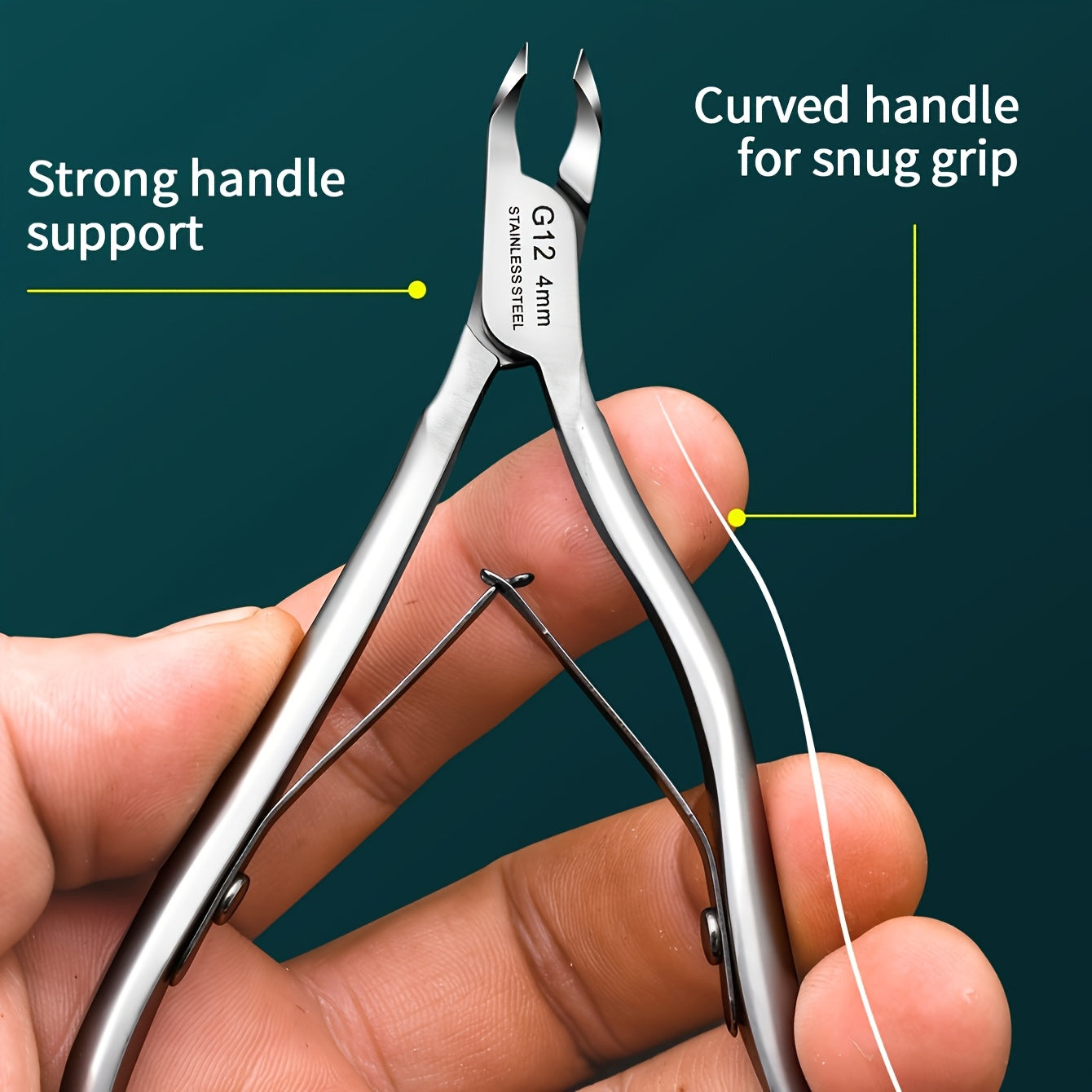 Set Coupe-Cuticules Professionnel – Lames Aiguisées en Acier Inoxydable