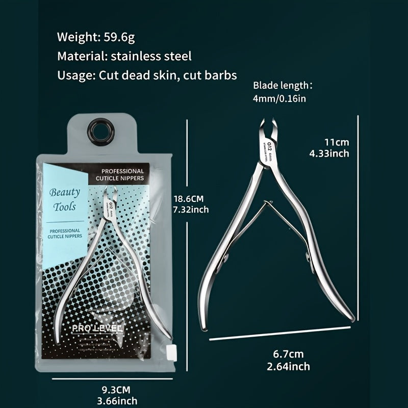 Set Coupe-Cuticules Professionnel – Lames Aiguisées en Acier Inoxydable