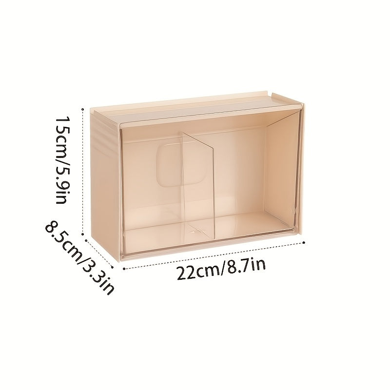 Boîte Murale Transparente de Rangement pour Chaussures – Installation Sans Perçage