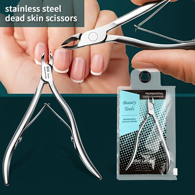 Set Coupe-Cuticules Professionnel – Lames Aiguisées en Acier Inoxydable
