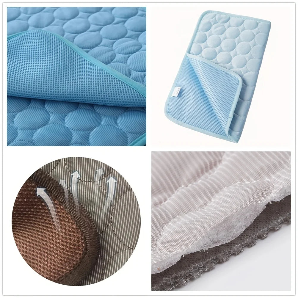 Tapis Rafraîchissant pour Chien – Tapis Frais Auto-refroidissant pour Animaux Été – Idéal pour Petits et Grands Chiens