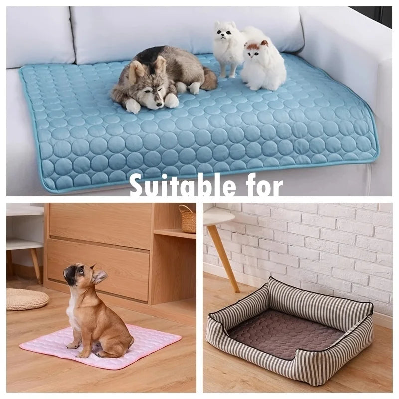 Tapis Rafraîchissant pour Chien – Tapis Frais Auto-refroidissant pour Animaux Été – Idéal pour Petits et Grands Chiens