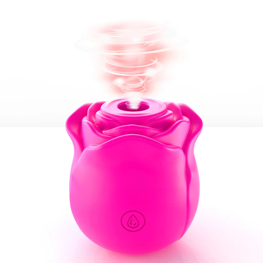Stimulateur Clitoridien Rose 2 en 1 – Succion et Pulsation Puissante