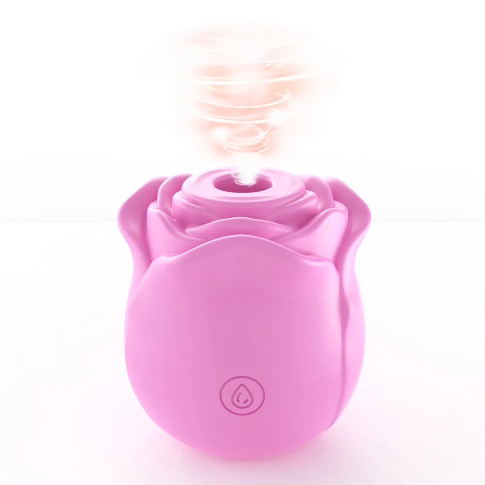 Stimulateur Clitoridien Rose 2 en 1 – Succion et Pulsation Puissante