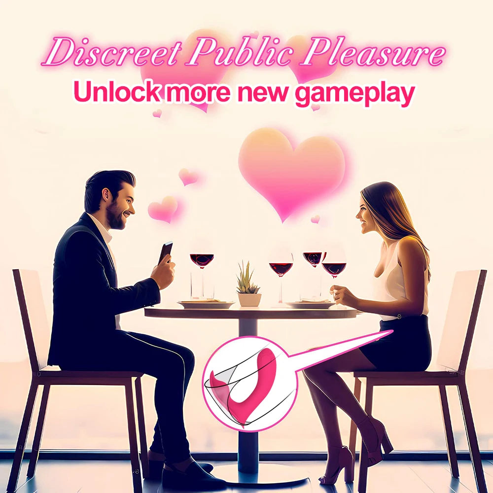 Vibromasseur Connecté Bluetooth – Stimulation Clitoridienne & G-Spot