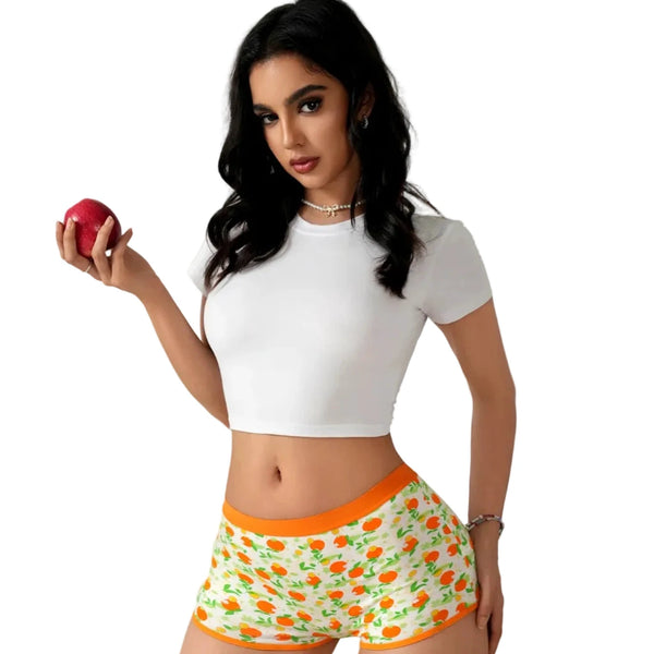 Les Secrets de Léa – Boxers coton imprimé fruits (lot de 6) – Kaori - LSDLBoutique
