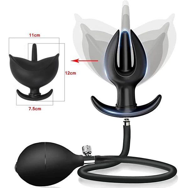 Plug Anal Gonflable BDSM – Dilatateur, Extenseur Anal, Stimulateur Prostate & Point G – Sextoy Adulte