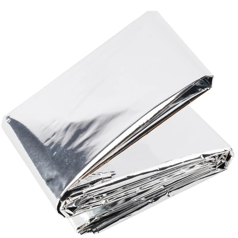Lot de 3 Couvertures de Survie Thermiques 160×210 cm – Mylar Réfléchissant Étanche
