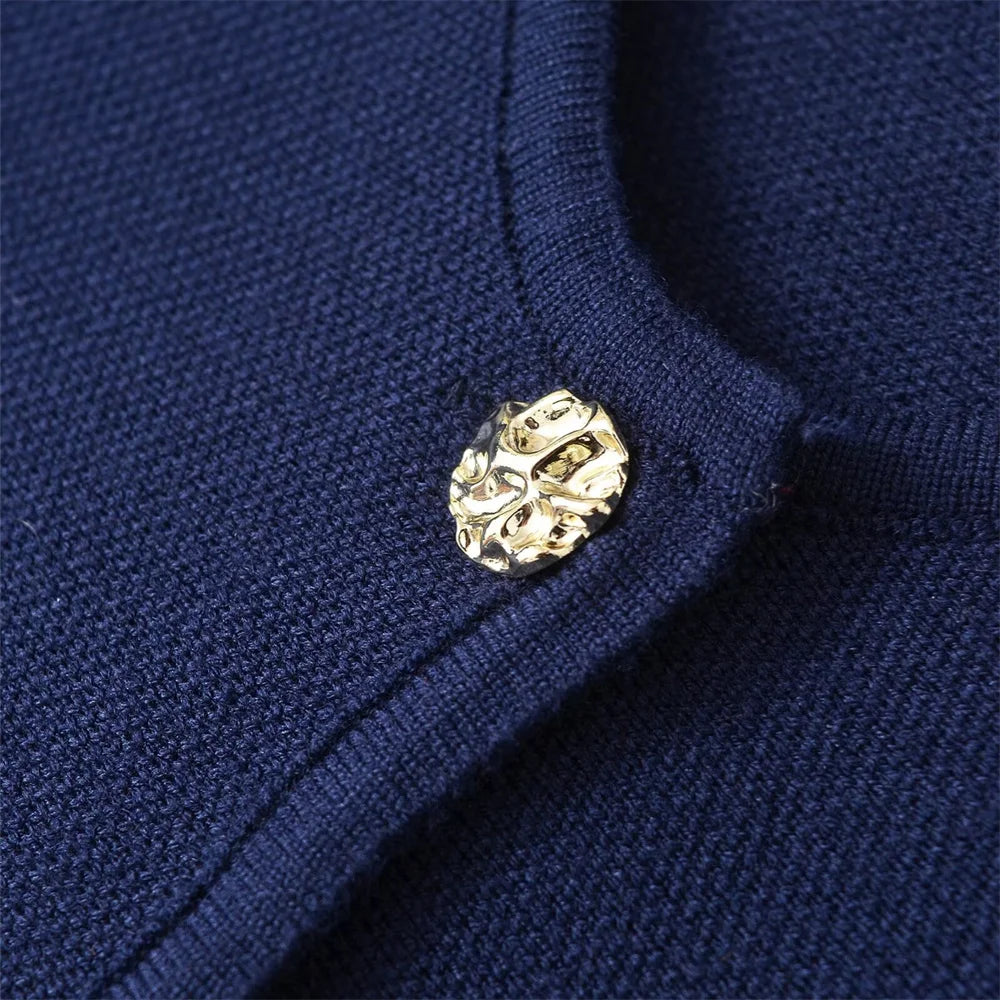 Veste Courte à Boutons Style Épuré – Printemps/Été Femme