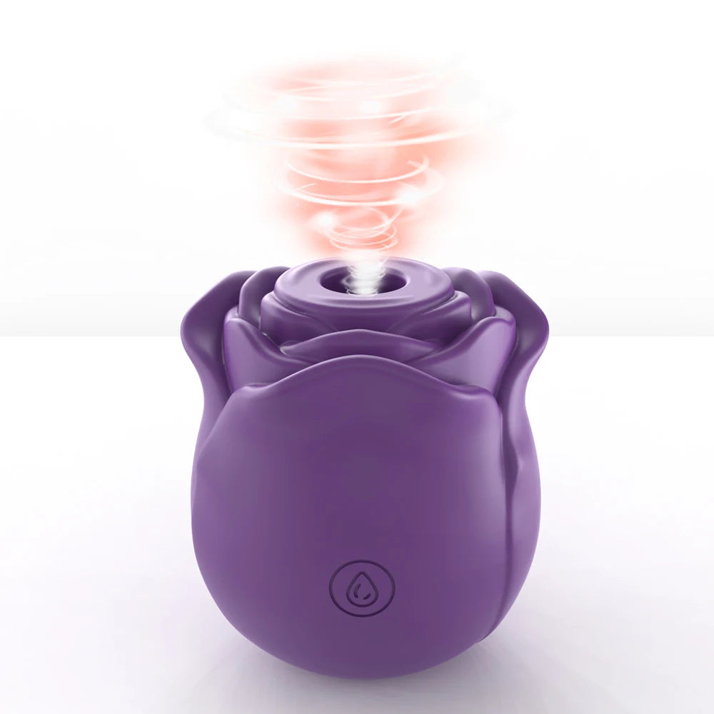 Stimulateur Clitoridien Rose 2 en 1 – Succion et Pulsation Puissante