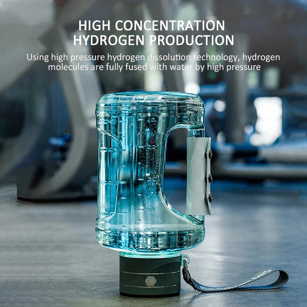 Bouteille d’Eau Hydrogénée 1,5L – Enrichie en Hydrogène Moléculaire, Sport & Bien-Être
