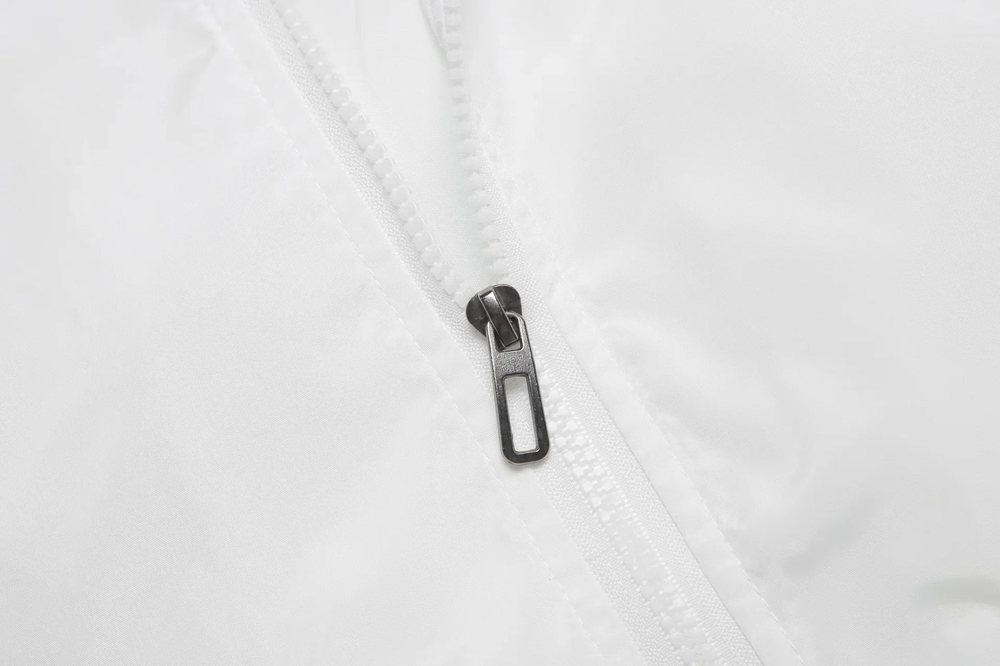 Veste Zippée Imprimée en Polyester – Automne/Hiver