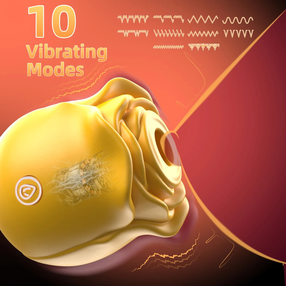 Stimulateur Clitoridien Rose 2 en 1 – Succion et Pulsation Puissante