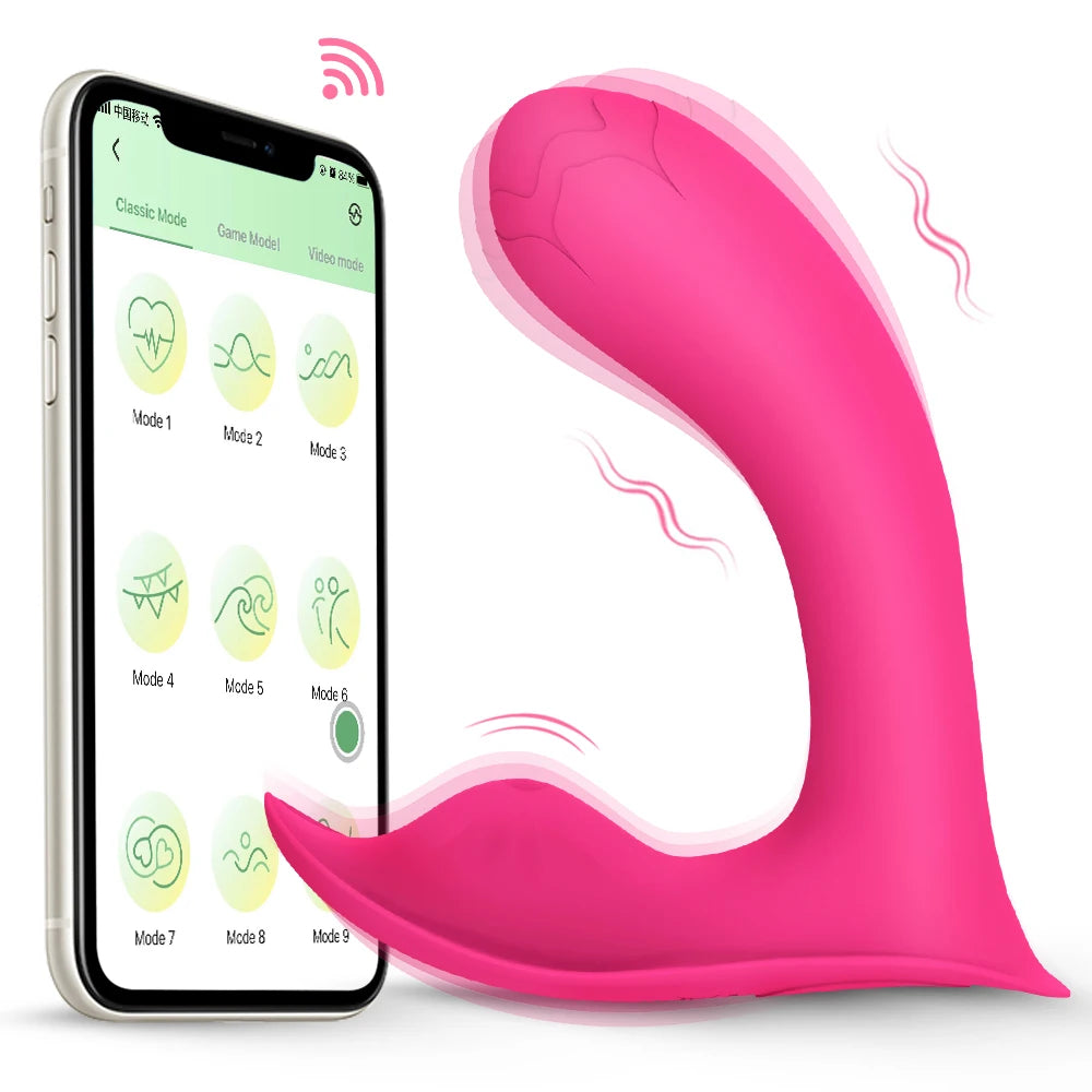 Vibromasseur Connecté Bluetooth – Stimulation Clitoridienne & G-Spot