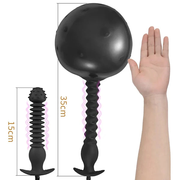 Plug Anal Gonflable BDSM – Dilatateur, Extenseur Anal, Stimulateur Prostate & Point G – Sextoy Adulte