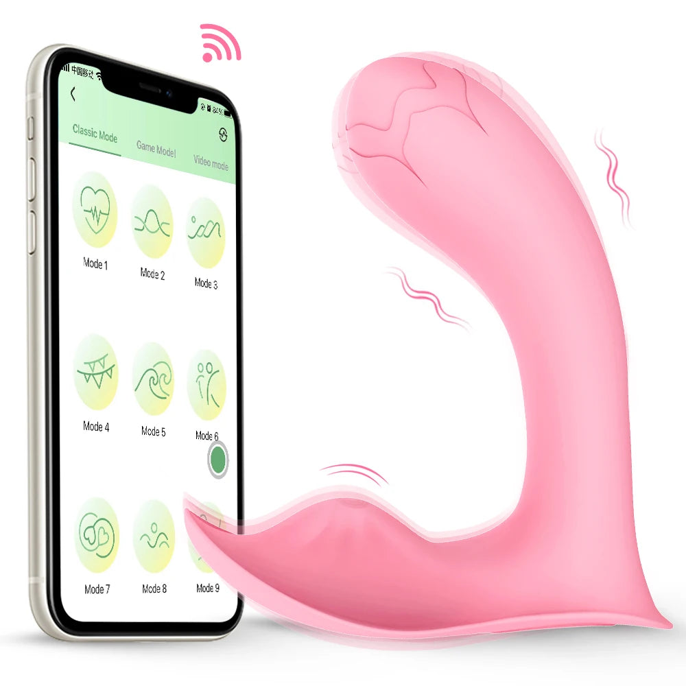 Vibromasseur Connecté Bluetooth – Stimulation Clitoridienne & G-Spot