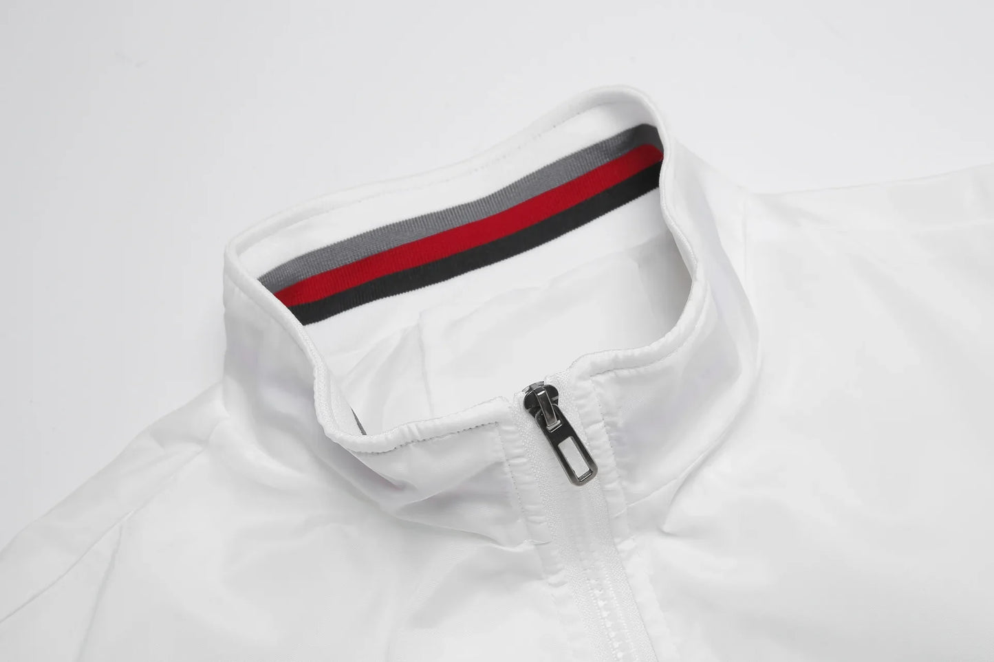 Veste Zippée Imprimée en Polyester – Automne/Hiver