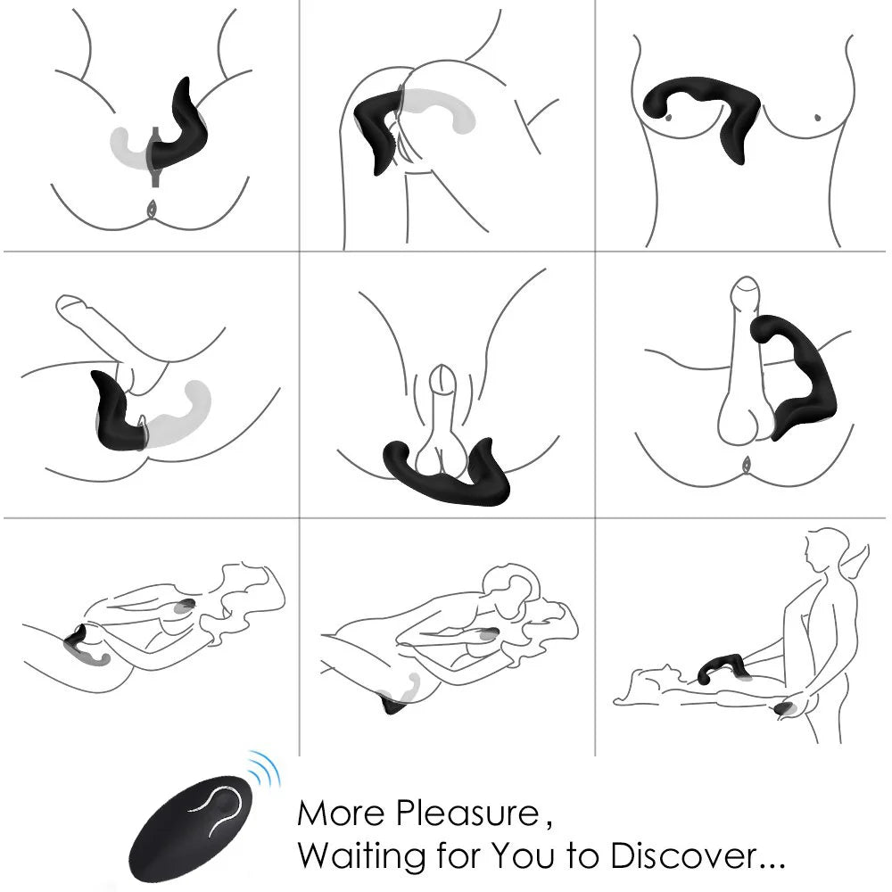 Vibromasseur Anal Télécommandé – 9 Modes de Vibration