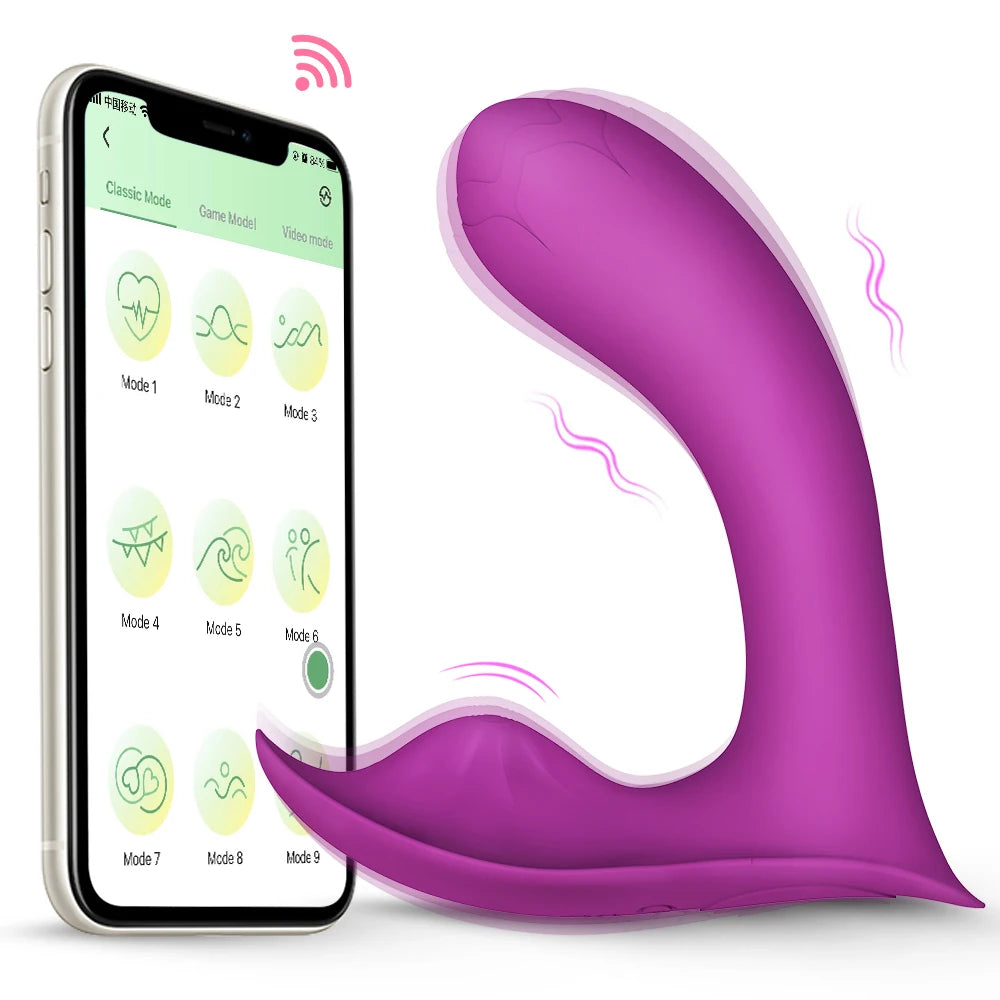 Vibromasseur Connecté Bluetooth – Stimulation Clitoridienne & G-Spot
