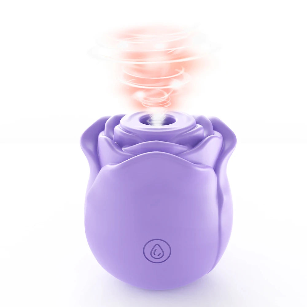 Stimulateur Clitoridien Rose 2 en 1 – Succion et Pulsation Puissante