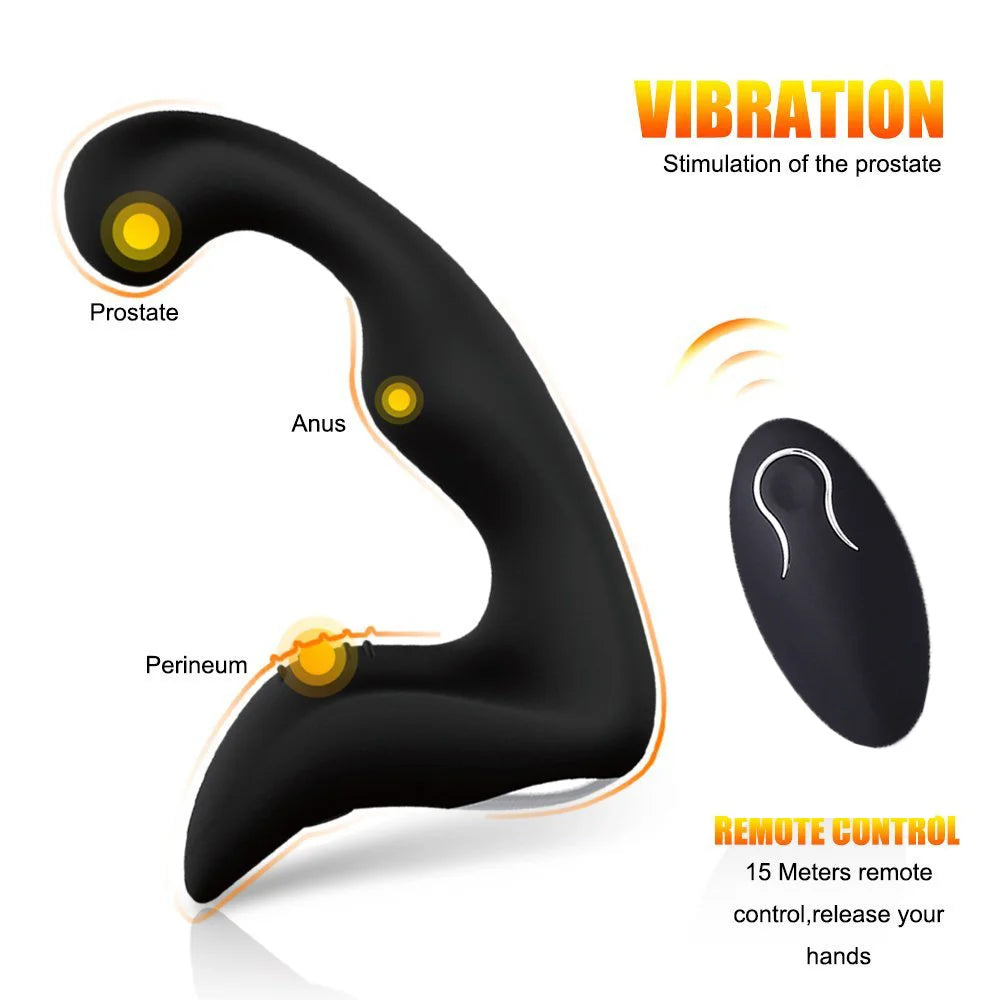 Vibromasseur Anal Télécommandé – 9 Modes de Vibration