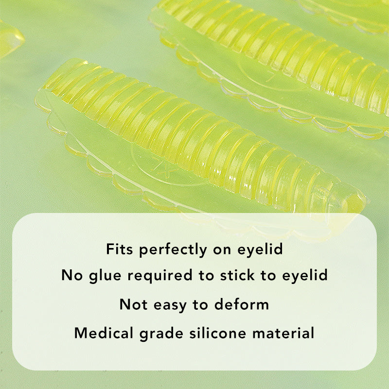 Set de 8 Pads de Rehaussement de Cils – Silicone Hypoallergénique Réutilisable