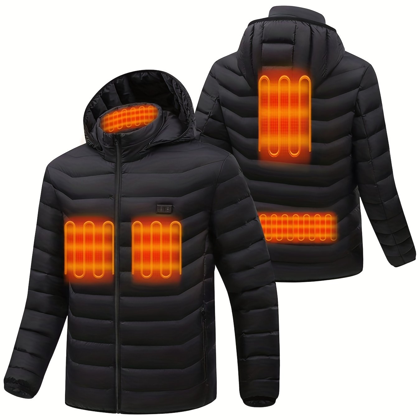 Veste Chauffante Homme Légère à Capuche – Pour Randonnée & Outdoor (Sans Batterie)