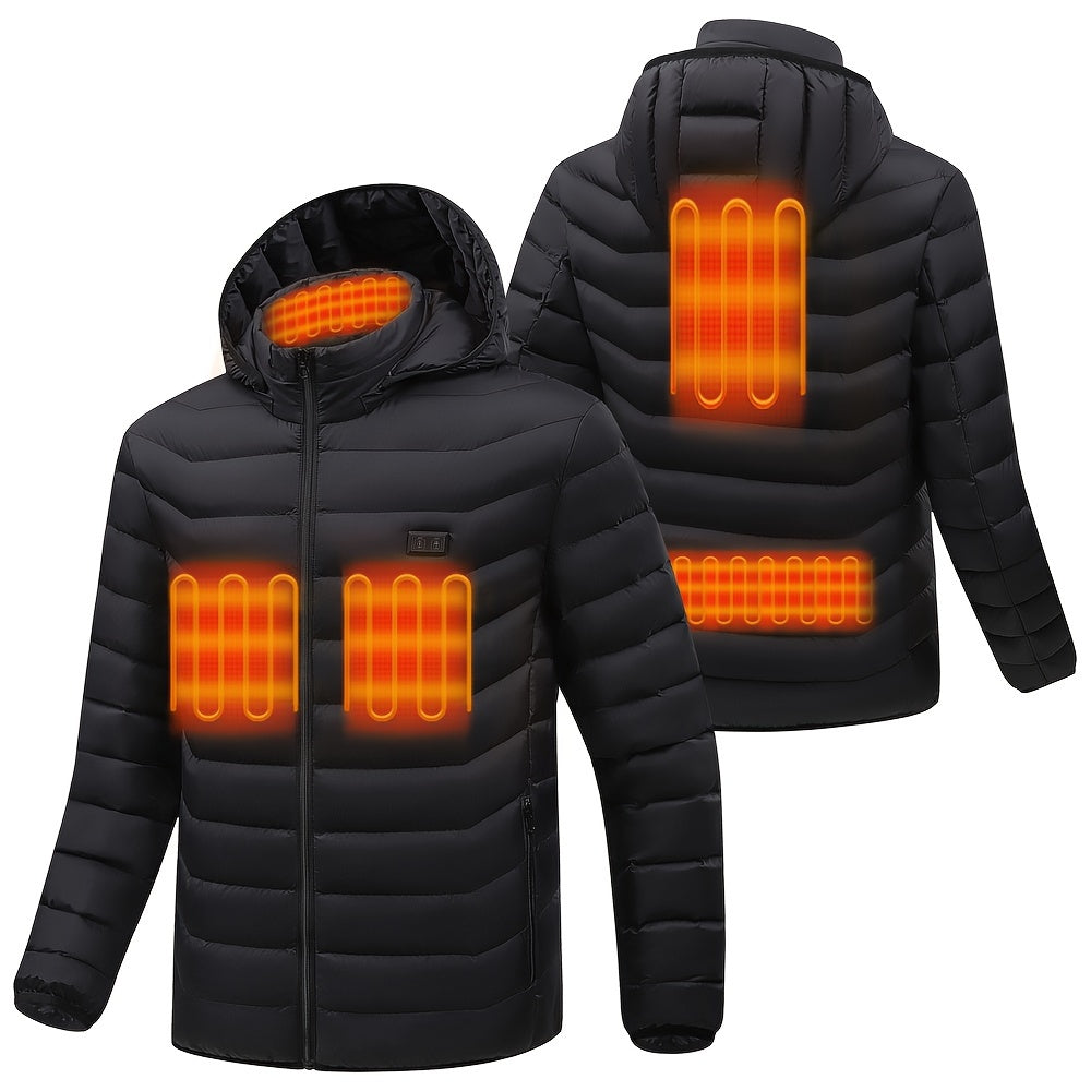 Veste Chauffante Homme Légère à Capuche – Pour Randonnée & Outdoor (Sans Batterie)