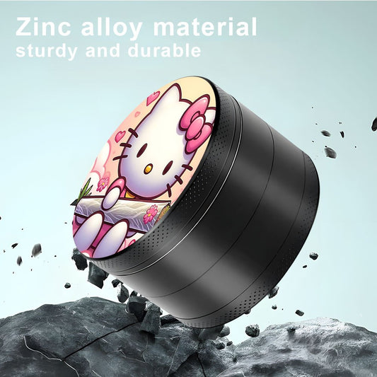 Grinder Hello Kitty 4 Couches Zinc 50/63mm Mignon by LSDLBoutique.ch
