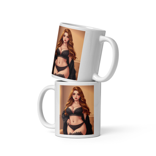Lace Print Ceramic Mug – Lady M
