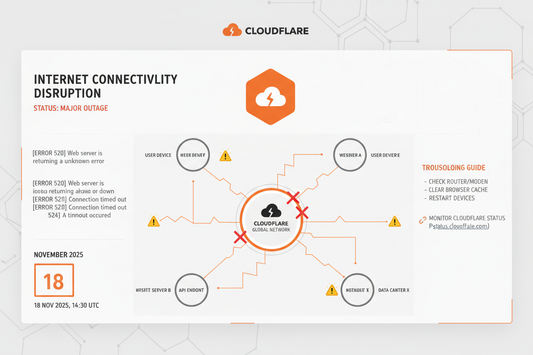 Grande panne internet : pourquoi GPT, Cloudflare et de nombreux sites étaient inaccessibles aujourd’hui