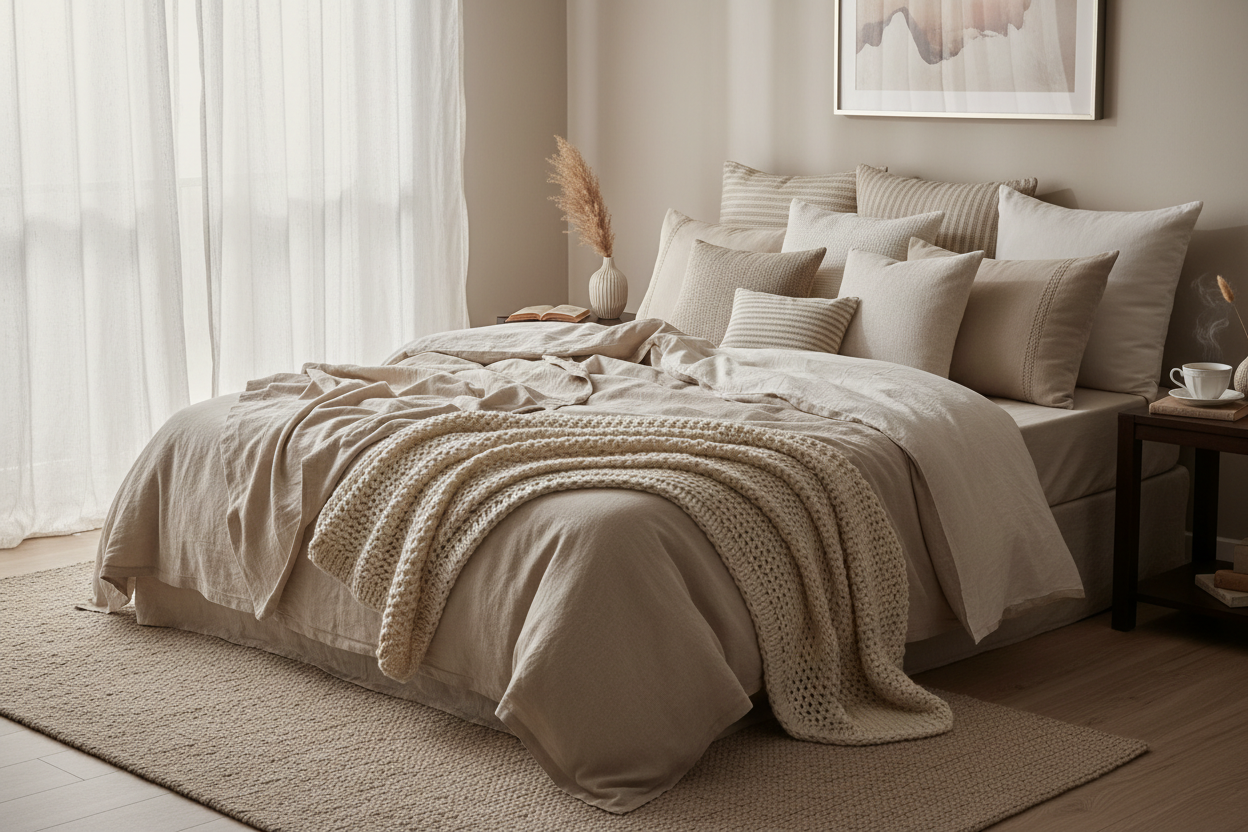 Coussins & Oreillers – Douceur et Confort