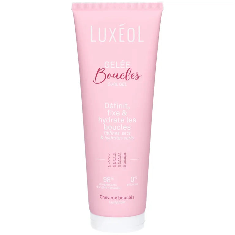 Gel coiffant définissant boucles hydratation et maintien souple – Luxéol Curl Defining Gel 250 ml