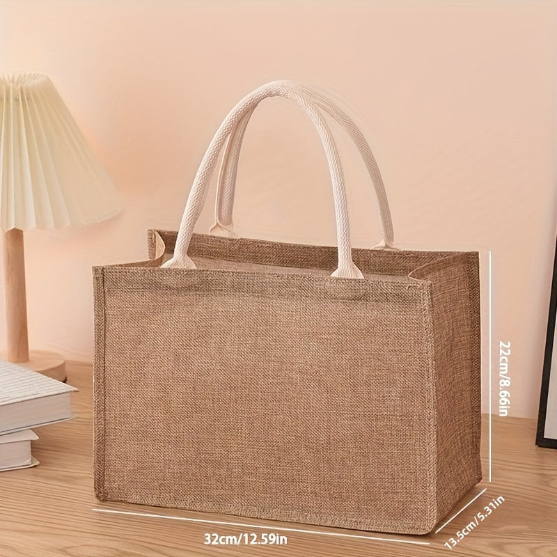 SunnyHemp – Ensemble de Sacs en Chanvre Jaune, Fait Main avec Poignées Doubles by LSDLBoutique.ch