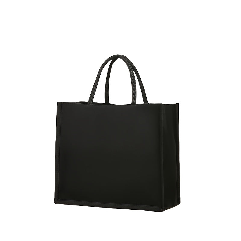 HempElegance – Sac à Main Noir en Chanvre avec Anses Fixes by LSDLBoutique.ch