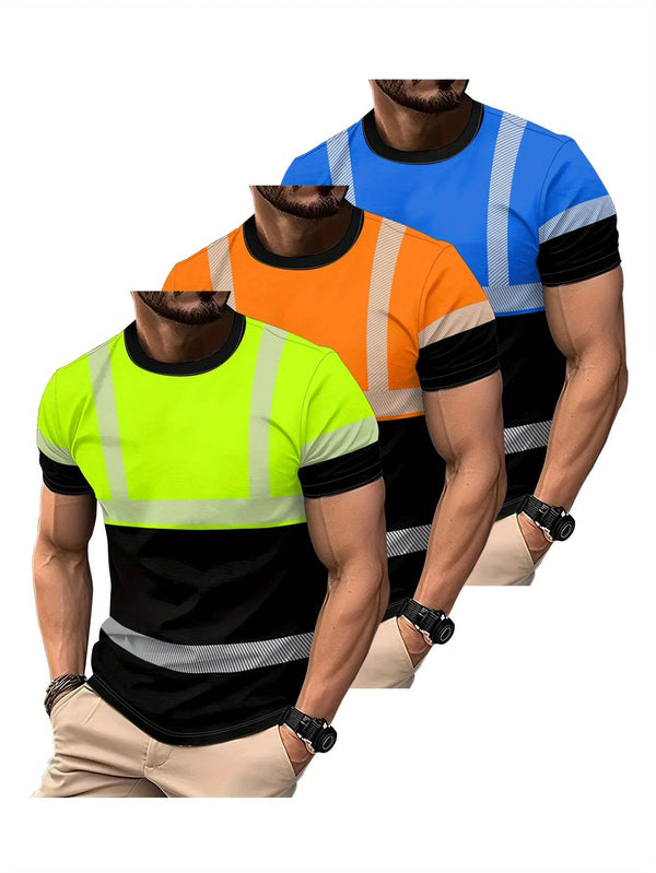 WorkPro T Shirts Travail Respirants Polyester Haute Visibilité - LSDLBoutique